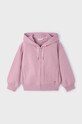 Mayoral bluza dziecięca z kapturem różowy 4497.6H.Mini.9BYH