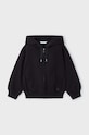 Mayoral bluza dziecięca z kapturem czarny 4497.6H.Mini.9BYH