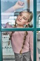 Девочка Детский свитер Mayoral 7302.8A.Junior.9BYH розовый