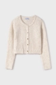 Mayoral cardigan con aggiunta di cotone bambini misto lana beige 7312.8B.Junior.9BYH