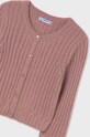 Mayoral cardigan cu amestec de lână pentru copii 7312.8B.Junior.9BYH roz AW24
