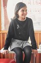 Дитяча кофта Mayoral без капюшона чорний 7472.8G.Junior.9BYH