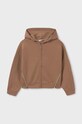 Детская кофта Mayoral с капюшоном коричневый 7487.8G.Junior.9BYH