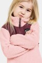 Didriksons bluza polarowa dziecięca GOSIG KIDS HALFZIP różowy 505536