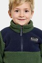 Didriksons bluza polarowa dziecięca GOSIG KIDS HALFZIP zielony 505536