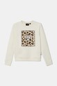 Dětská mikina Vans GR FELIDAE BOXED CREW bez kapuce béžová VN000K8XFS81