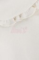 Dievča Mikina pre bábätká Levi's RUFFLE COLLARED CREW 1EK989 béžová