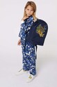 Девочка Детская хлопковая кофта Kenzo Kids K60695.114.150 тёмно-синий