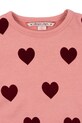 Dziewczynka Konges Sløjd bluza dziecięca LOU SWEAT SHIRT OCS KS102021.G różowy