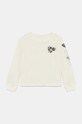 Dječja pamučna majica dugih rukava Roxy LET SOMEBODY GO pamuk bijela ERGZT04059