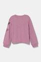 Roxy longsleeve din bumbac pentru copii LET SOMEBODY GO ERGZT04059 roz AW24