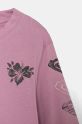 Fete Roxy longsleeve din bumbac pentru copii LET SOMEBODY GO ERGZT04059 roz