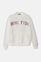 United Colors of Benetton bluza bawełniana dziecięca wzorzyste biały 3J68C503Y.G.Seasonal