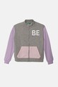 United Colors of Benetton bluza bawełniana dziecięca wzorzyste szary 3J68C503Y.G.Seasonal