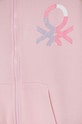 Dziewczynka United Colors of Benetton bluza bawełniana dziecięca 3J68C503Y.G.Seasonal różowy