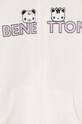 Dziewczynka United Colors of Benetton bluza bawełniana dziecięca 3J70G5037.P.Seasonal biały