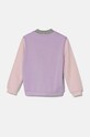 United Colors of Benetton hanorac de bumbac pentru copii 3J70G5037.P.Seasonal gri AW24