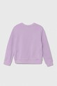 United Colors of Benetton bluza bawełniana dziecięca 3J70G10F8.P.Seasonal fioletowy AW24