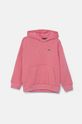 Παιδική μπλούζα Lacoste με κουκούλα ροζ SJ5292.G