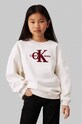 Calvin Klein Jeans bluza dziecięca aplikacja beżowy IG0IG02738.9BYH.