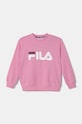 Дитяча кофта Fila BABINA GREDA з еластаном рожевий FAK0121.G