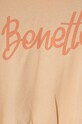 Дівчинка Дитяча бавовняна кофта United Colors of Benetton 3J68C203Q.G.Seasonal помаранчевий