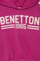 Dziewczynka United Colors of Benetton bluza bawełniana dziecięca 3J68C203Q.G.Seasonal różowy