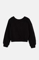 United Colors of Benetton hanorac de bumbac pentru copii 33NVC400B.G.Seasonal negru AW24