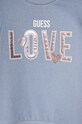 Dziewczynka Guess bluza bawełniana dziecięca K4BQ03.KAX73.9BYH niebieski