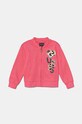 Guess hanorac de bumbac pentru copii imprimeu roz K4BQ04.KAX73.9BYH