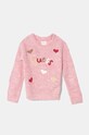 Дитячий светр Guess аплікація рожевий K4BR01.Z3IC0.9BYH