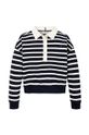 Detská bavlnená mikina Tommy Hilfiger KG0KG08362.9BYH.104.122 tmavomodrá AW24