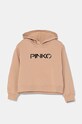Детская кофта Pinko Up с капюшоном оранжевый F4PIJGHS091