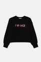 Παιδική μπλούζα Pinko Up στάμπα μαύρο F4PIJGSW090