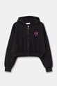 Детски суичър Pinko Up с качулка черен F4PIJGZH089
