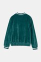 Дитяча велюрова кофта United Colors of Benetton 3UK0C503W.G.Seasonal зелений AW24