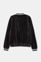 United Colors of Benetton bluza welurowa dziecięca 3UK0C503W.G.Seasonal czarny AW24