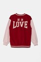 Детская кофта United Colors of Benetton 32N4C400A.G.Seasonal фиолетовой AW24