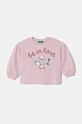 United Colors of Benetton bluza dziecięca pozostałe różowy 32N4G10FX.P.Seasonal