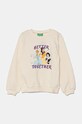 Дитяча бавовняна кофта United Colors of Benetton бавовна бежевий 3J68G10H7.P.Seasonal
