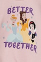 Fete United Colors of Benetton hanorac de bumbac pentru copii 3J68G10H7.P.Seasonal roz