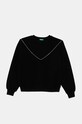 Дитяча кофта United Colors of Benetton без капюшона чорний 30L3C10KW.G.Seasonal