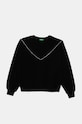 United Colors of Benetton bluza copii imprimeu negru 30L3C10KW.G.Seasonal