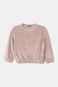 Dětská mikina United Colors of Benetton bez kapuce růžová 37JBG10GC.P.Seasonal
