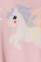 Dziewczynka United Colors of Benetton sweter dziecięcy 1070H102K.P.Seasonal różowy
