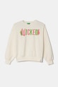 United Colors of Benetton bluza copii print bej 3FE1C10OI.G.Seasonal