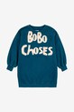 Детская хлопковая кофта Bobo Choses 224TC005 голубой AW24