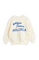 Dječja pamučna dukserica Mini Rodini Mallorca 2462011811 bež AW24