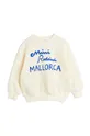 Detská bavlnená mikina Mini Rodini Mallorca béžová