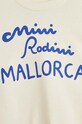 Dječja pamučna dukserica Mini Rodini Mallorca bež 2462011811